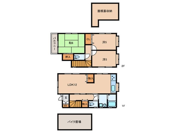 高丸４丁目戸建住宅の物件間取画像